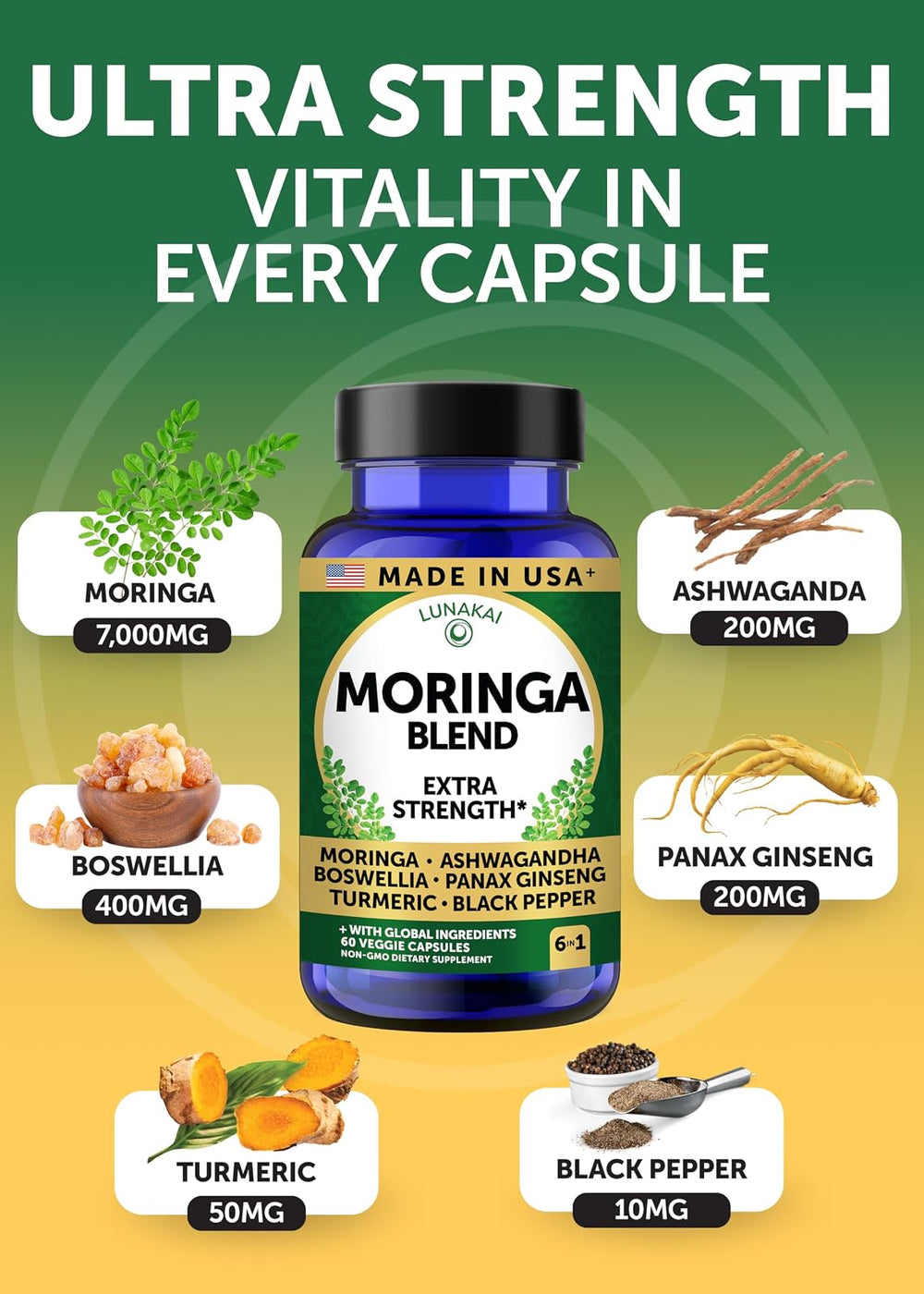 Hierbas y botánicos Moringa