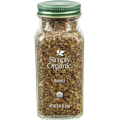 Hoja de albahaca egipcia seca