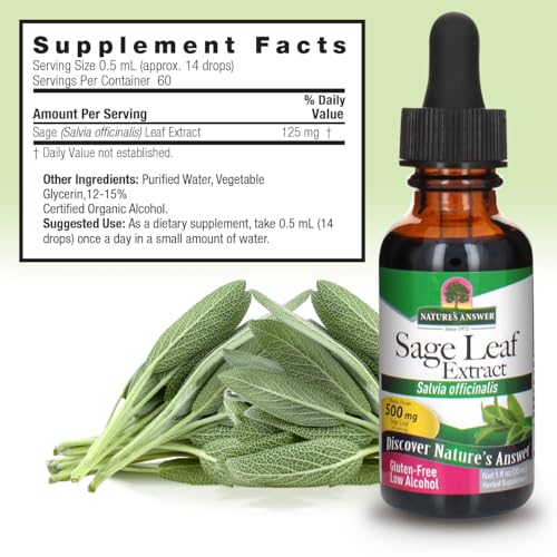 Hoja de salvia para fortalecer el sistema inmune