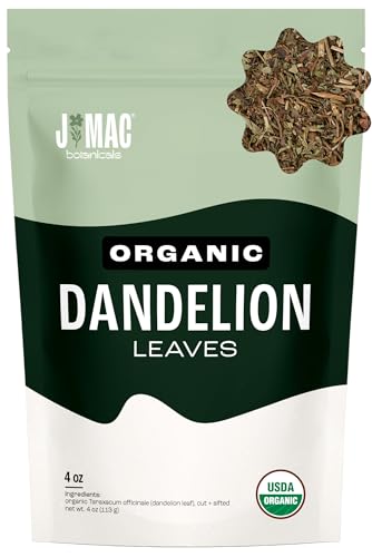 Hojas de diente de león orgánicas 4 oz