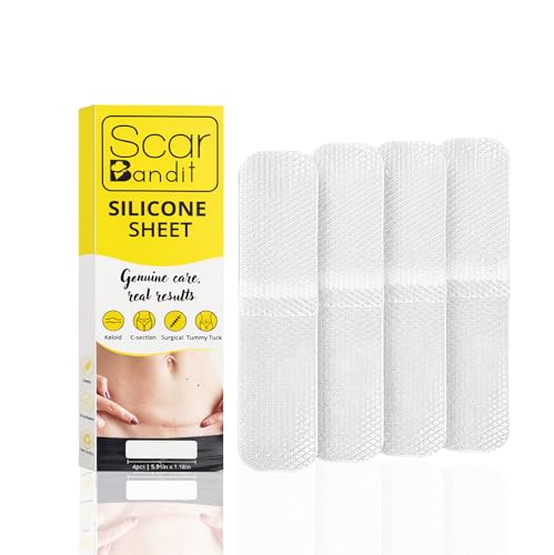 hojas de silicona para cicatrices