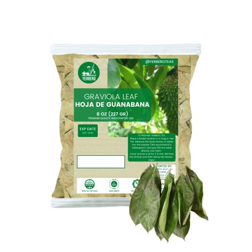 Hojas secas de graviola 8 oz