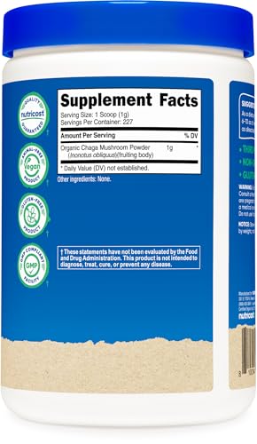 Hongo chaga certificado USDA orgánico