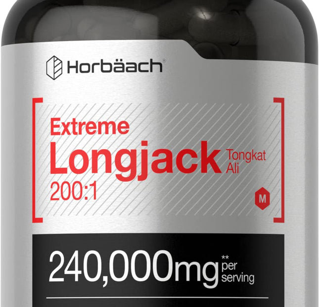 Horbäach Longjack Tongkat Ali 120 cápsulas