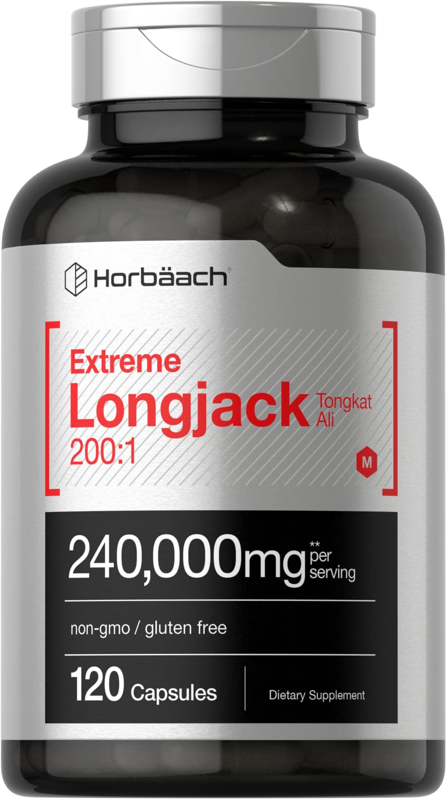 Horbäach Longjack Tongkat Ali 120 cápsulas