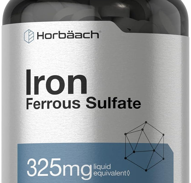 Horbäach suplemento de hierro 325 mg