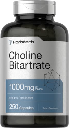 Horbaach Bitartarato de Colina 1000 mg