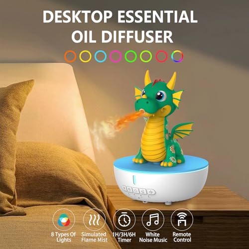 humidificador aromático con control remoto