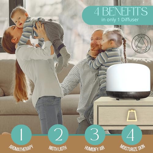 humidificador aromático de 500ml para spa
