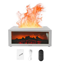 humidificador chimenea 3D silencioso
