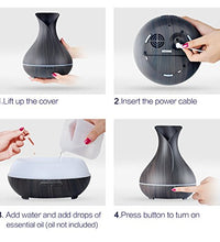 humidificador ultrasónico de 400ml
