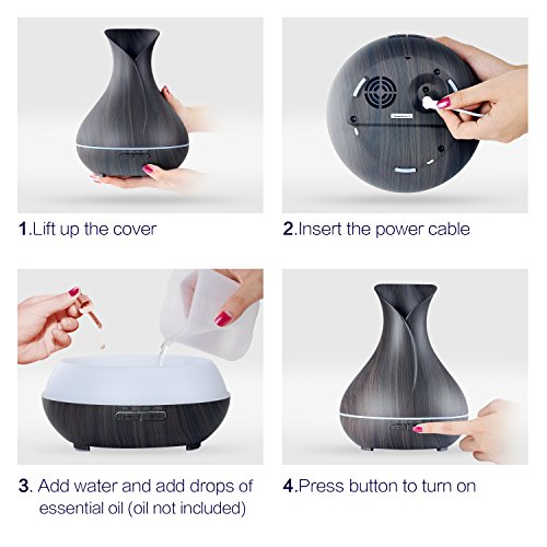 humidificador ultrasónico de 400ml