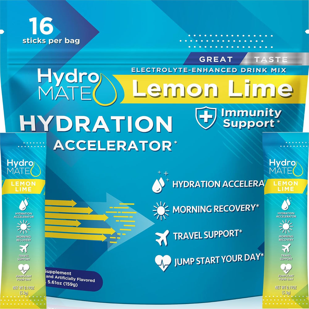 HydroMATE polvo electrolitos limón