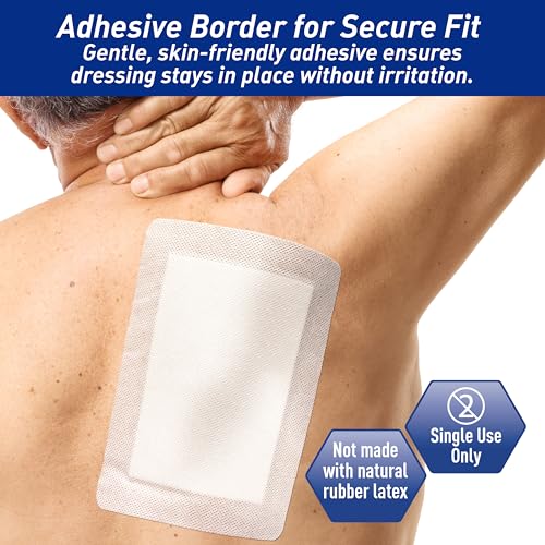 Ideal para cuidados de heridas grandes