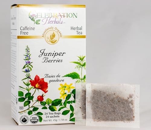 infusión de bayas de enebro para relajación