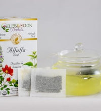infusión herbal de alfalfa para relajación