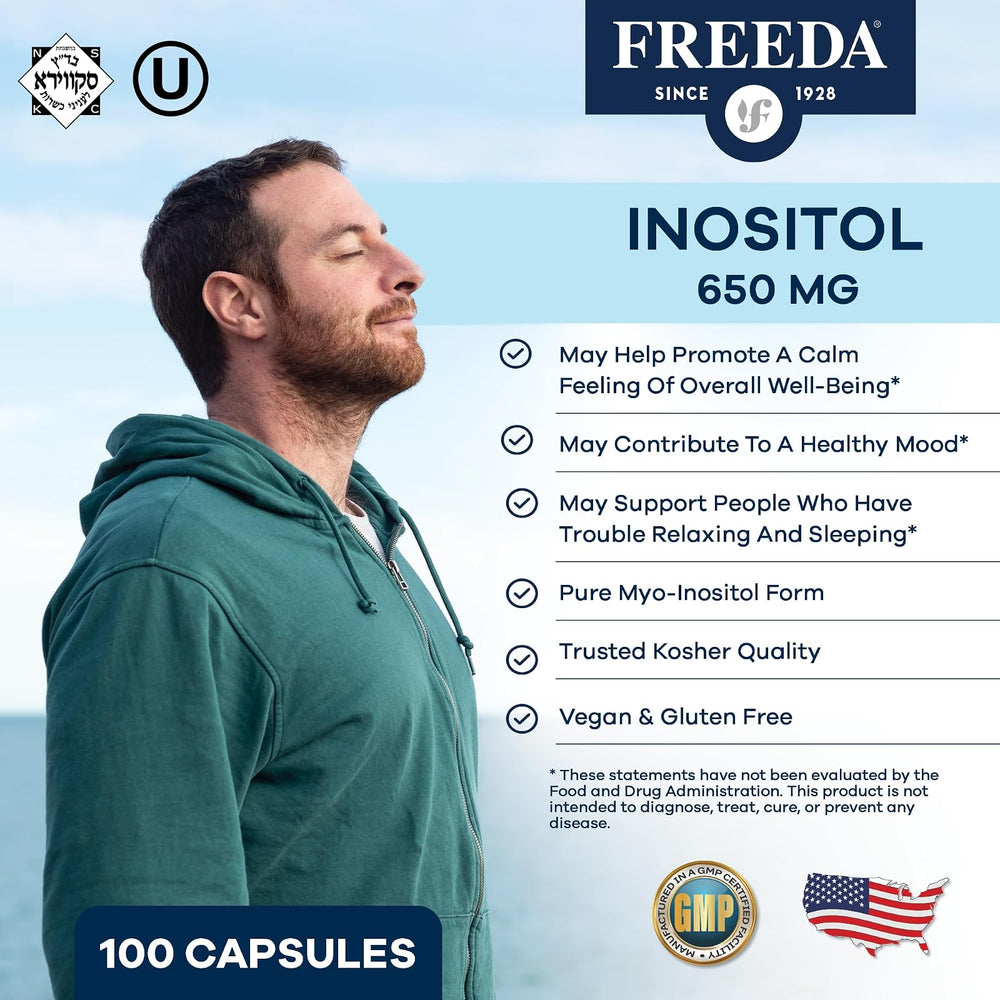 Inositol 650 mg Freeda