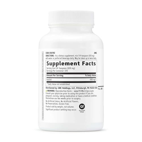 Inositol GNC para bienestar general
