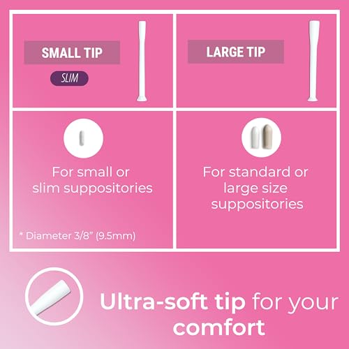 Inserción vaginal limpia y fácil