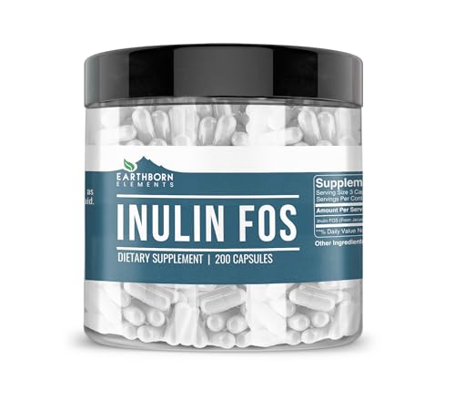 Inulina FOS 200 cápsulas naturales