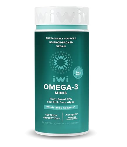 Iwi Omega-3 cápsulas blandas fáciles de tragar