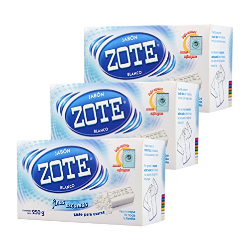 jabón Zote copos finos para lavar