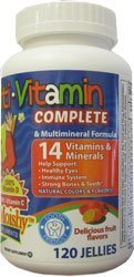 jaleas multivitamínicas para niños saludables
