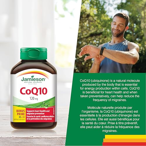 Jamieson CoQ10 mejora la salud celular