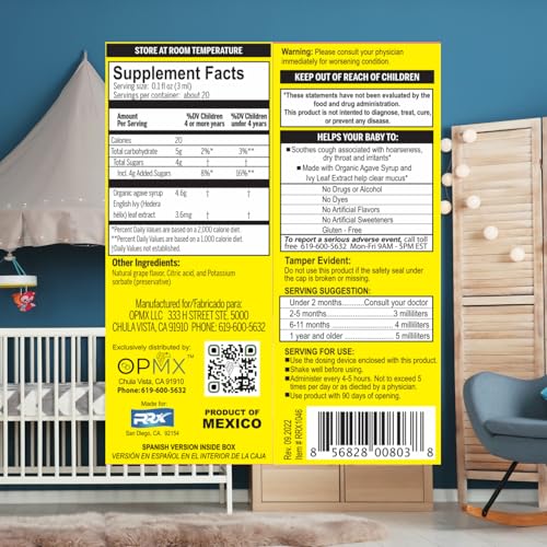 jarabe seguro para bebés a partir de 2 meses