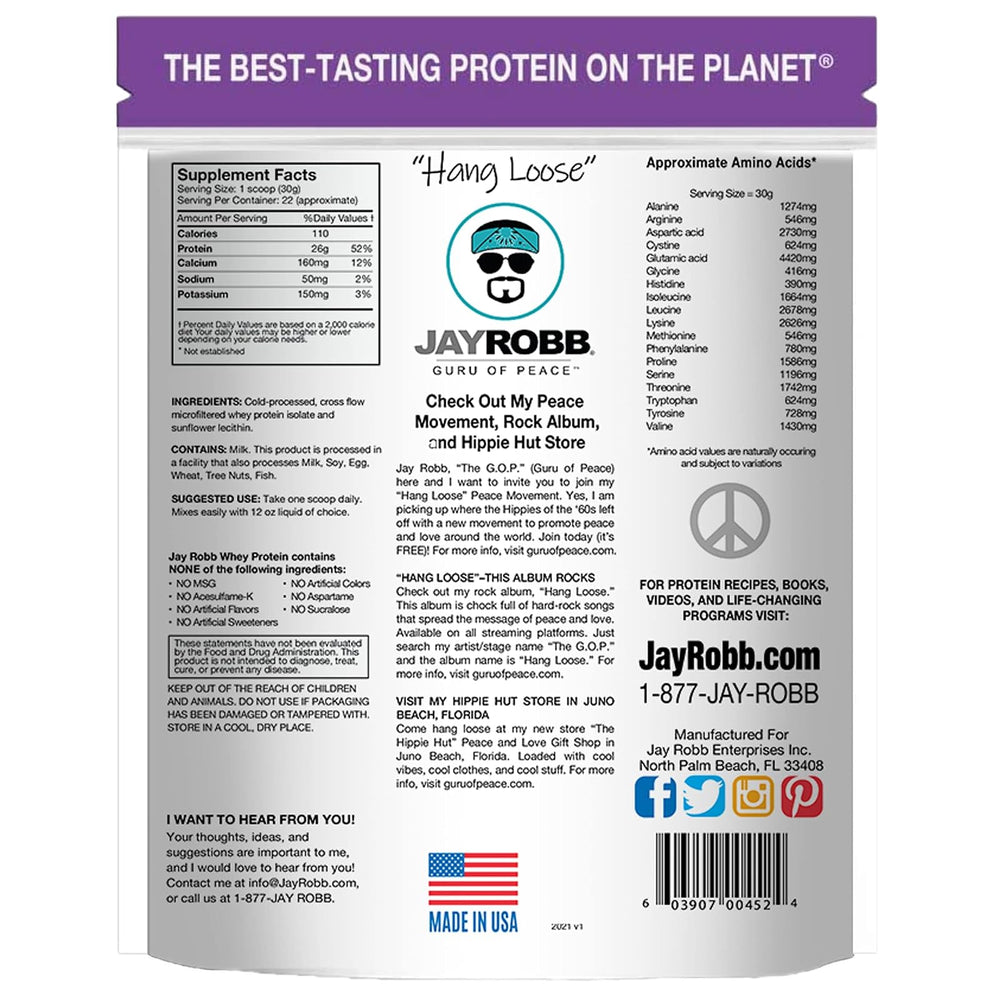 Jay Robb 24 oz proteína