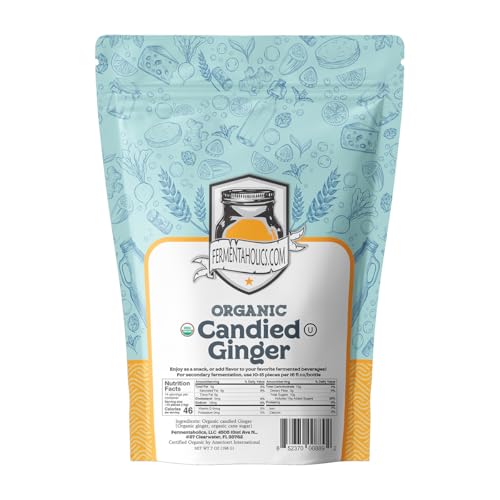 jengibre glaseado orgánico para botanas