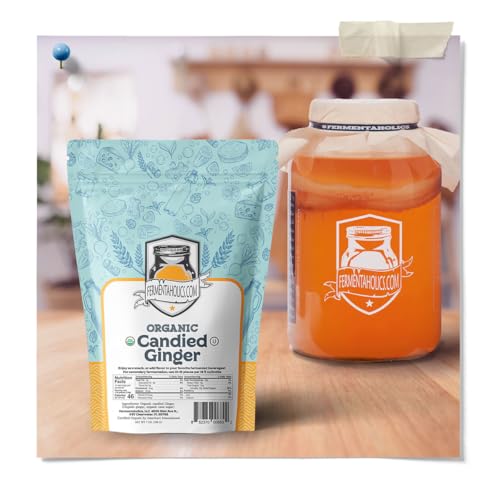 jengibre glaseado para bebidas saludables