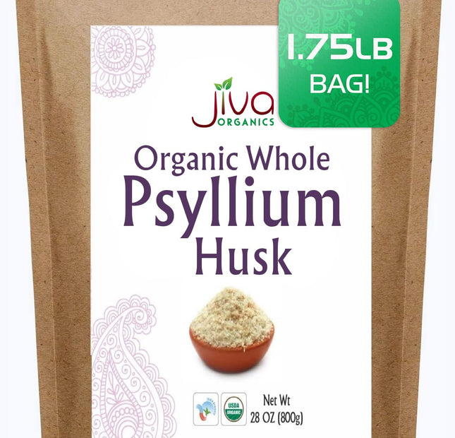 Jiva Organics cáscara de psyllium
