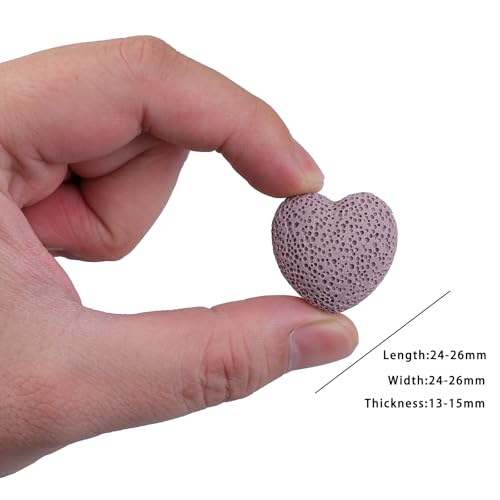 juego de piedras aromáticas en forma de corazón