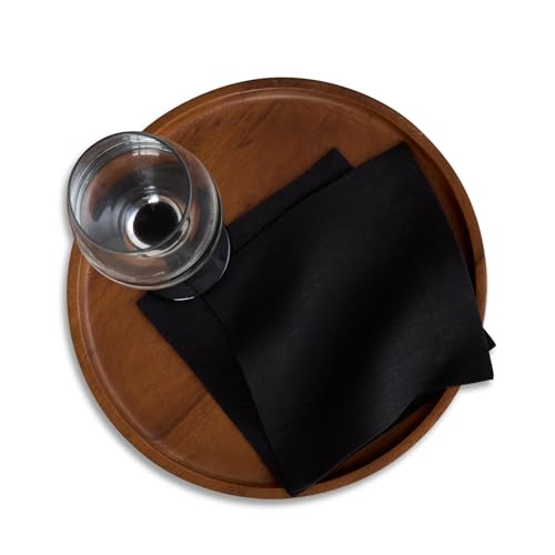 juego de servilletas de lino suave y durable