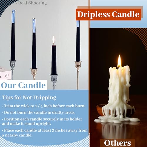 juego de velas altas para decoración