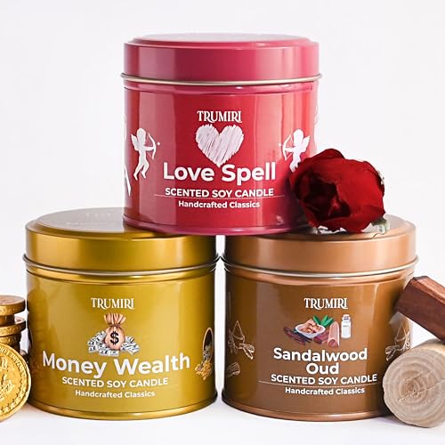 Juego de velas aromáticas TRUMIRI