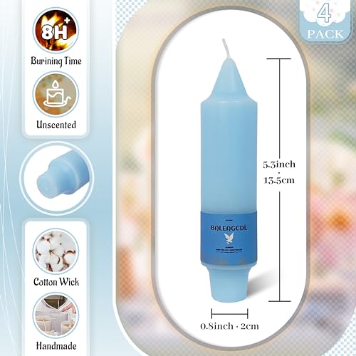 juego de velas cortas para decoración