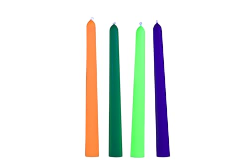 Juego de velas goteantes neón