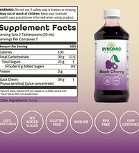 jugo de cereza negra sin azúcar saludable
