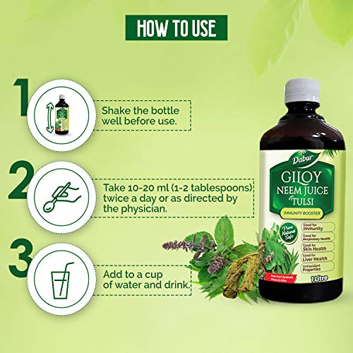 jugo de giloy neem para fortalecer el sistema inmunológico