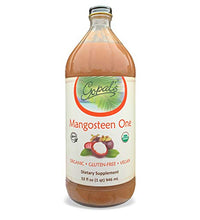 jugo de mangostán orgánico puro