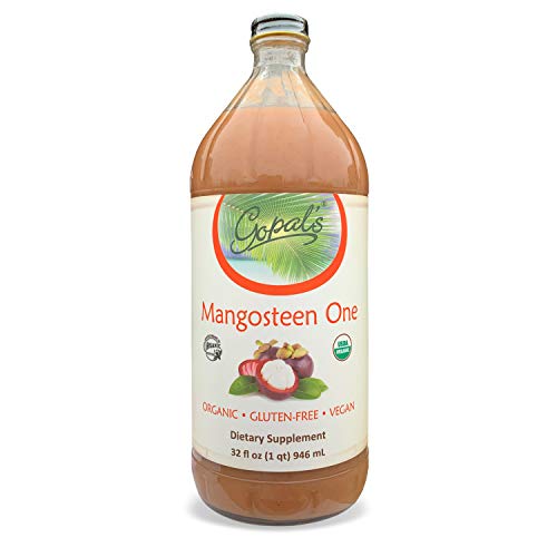 jugo de mangostán orgánico puro