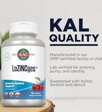 KAL Lozenges de zinc para el bienestar