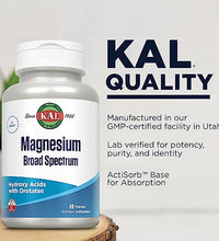 KAL Magnesio 400 mg para bienestar muscular