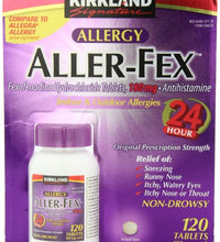 Kirkland Aller-Fex 180mg para alergias