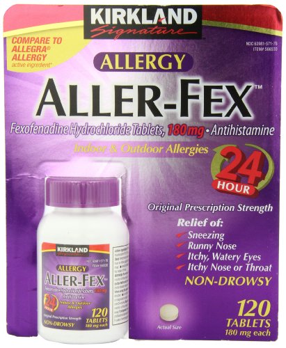 Kirkland Aller-Fex 180mg para alergias