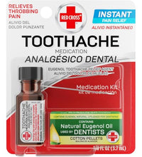 kit de medicamentos para dolor de muela