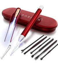 kit de pinzas para limpiar oídos con luz LED