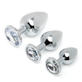 kit de plug anal metálico para principiantes